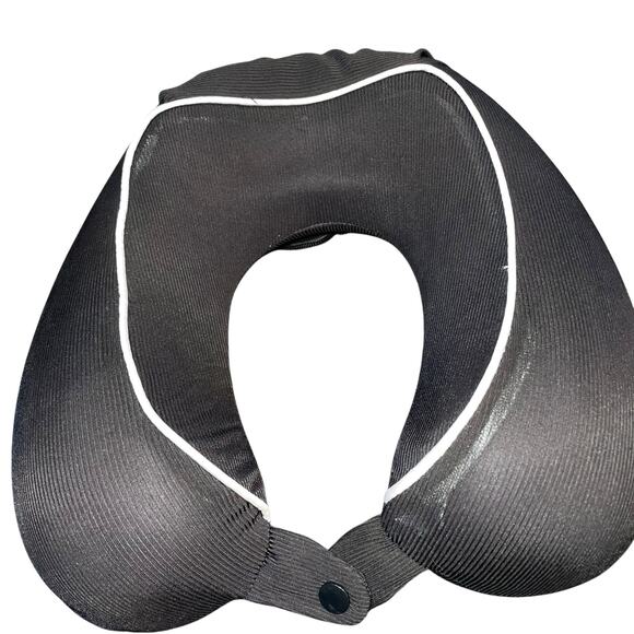 G Force Neck Pillow Travel Memory Foam Washable Cover Built In Compact Storage - Picture 5 of 12